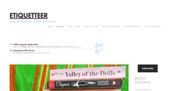 Desktop Screenshot of etiquetteer.com
