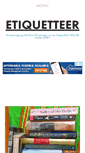 Mobile Screenshot of etiquetteer.com