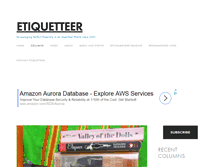 Tablet Screenshot of etiquetteer.com